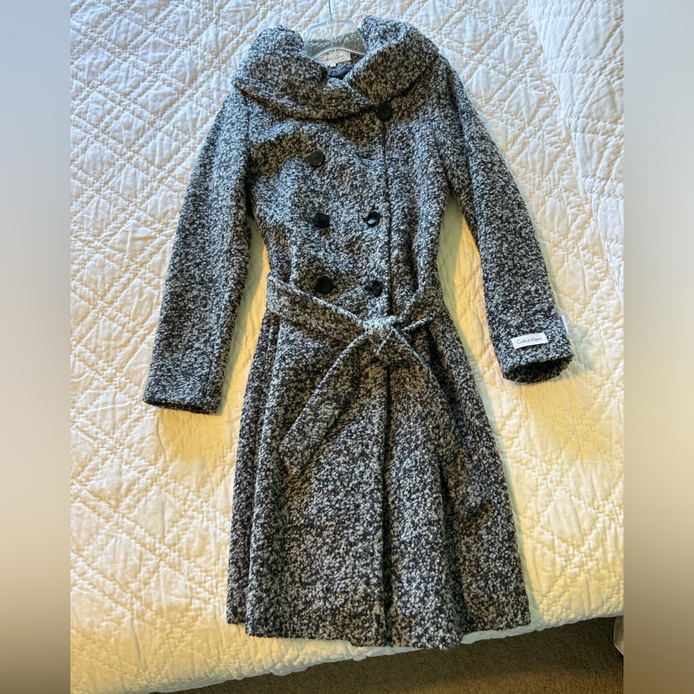 Calvin Klein Wool Trench Coat